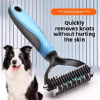 Deshedding Comb with Detangling Function
