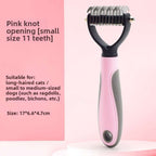 Deshedding Comb with Detangling Function