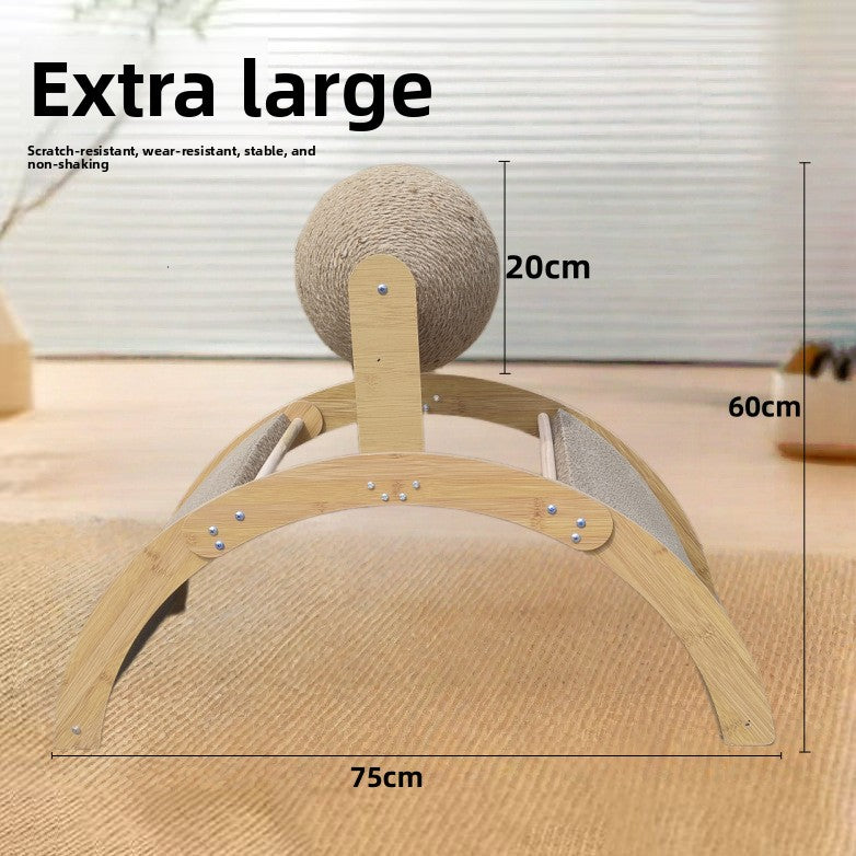 Ferris Wheel Cat Scratcher with Play Balls