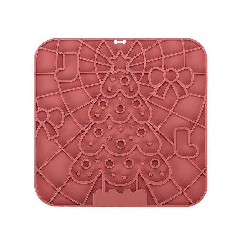 Silicone Pet Lick Pad Slow Feeder with Suction Base