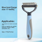 Deshedding Comb with Detangling Function