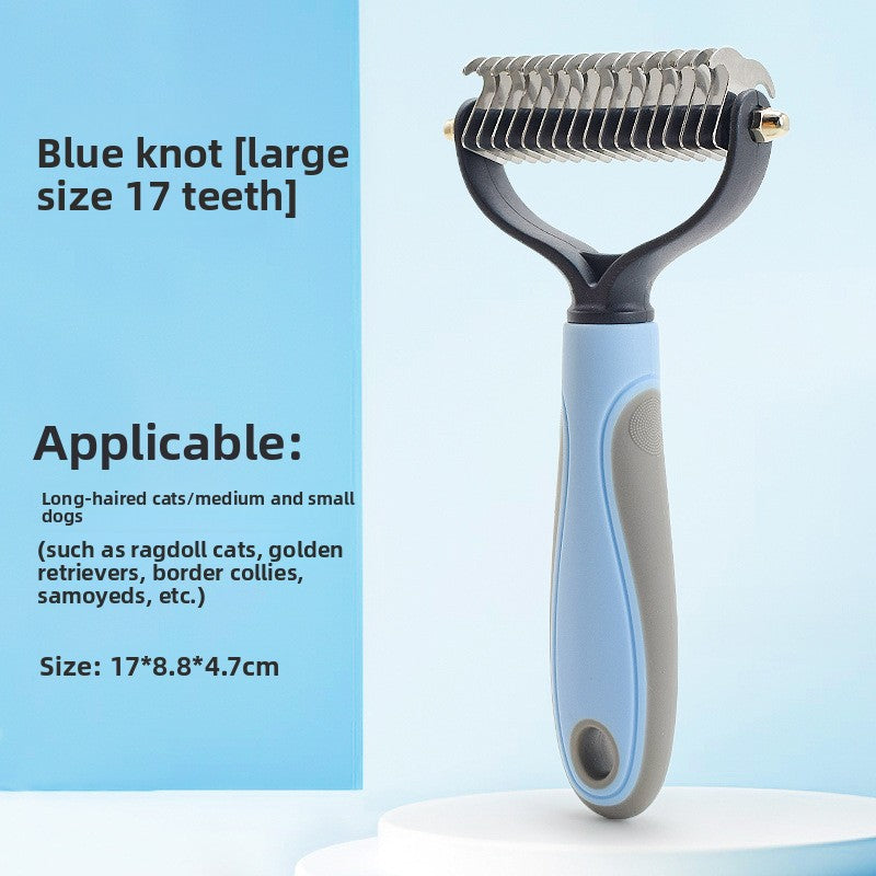Deshedding Comb with Detangling Function