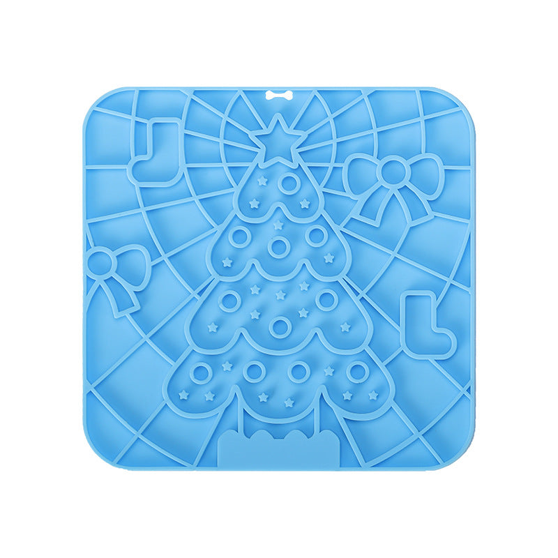 Silicone Pet Lick Pad Slow Feeder with Suction Base