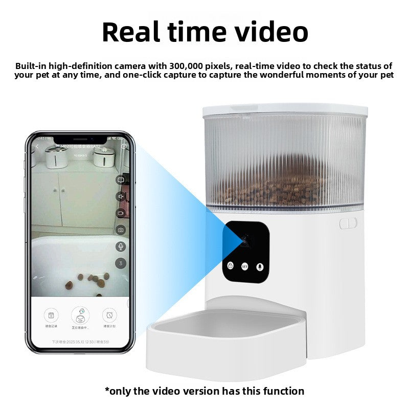 Automatic Pet Feeder with Voice Control and Video Monitoring