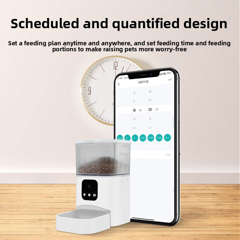 Automatic Pet Feeder with Voice Control and Video Monitoring