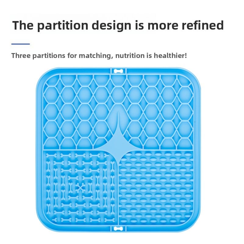Silicone Pet Lick Pad Slow Feeder with Suction Base