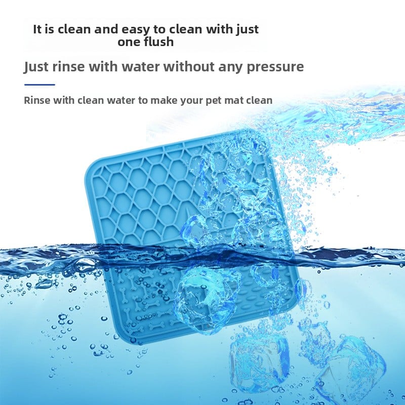 Silicone Pet Lick Pad Slow Feeder with Suction Base